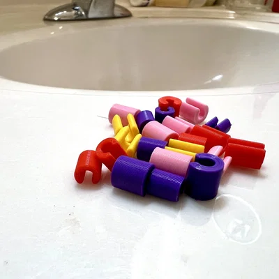 Dây đeo nhận diện màu sắc cho cáp điện thoại và chuột