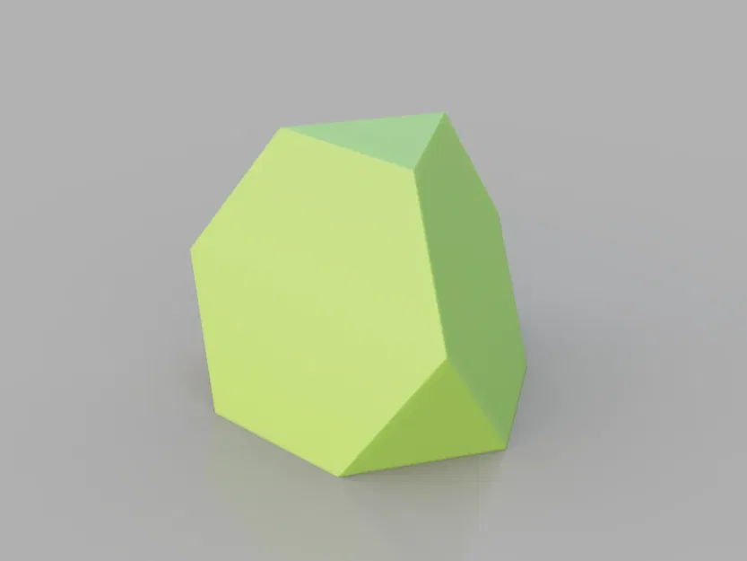 Hình cầu poly thấp: Tetrahedron cắt cụt thú vị - Image 1