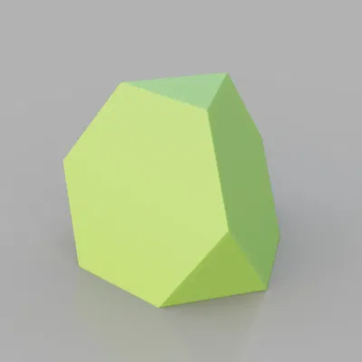 Hình cầu poly thấp: Tetrahedron cắt cụt thú vị