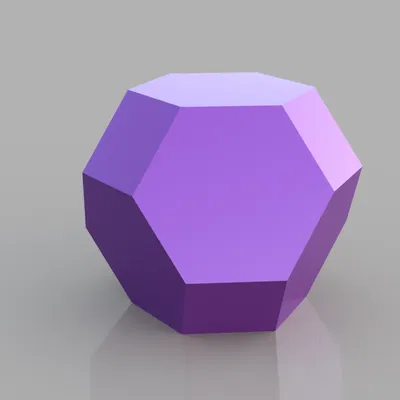 Hình cầu thấp poly: Hình chóp lục giác cắt đỉnh