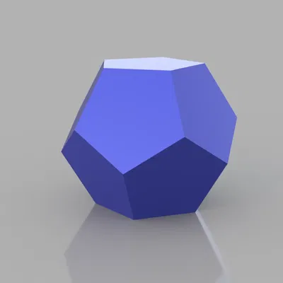 Cầu Dodecahedron Poly Low-Poly Màu Sắc Vui Nhộn
