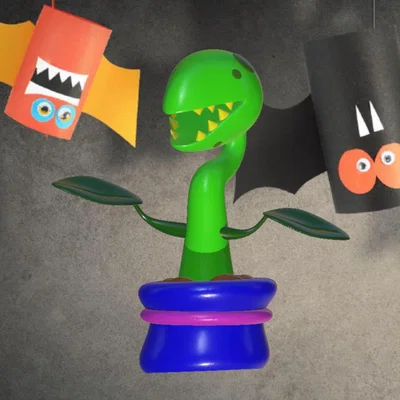 Cây bẫy ruồi Halloween độc đáo cho mùa lễ hội