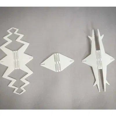 Kaleido-flake: Cây thông Noel hình bông tuyết xoay tròn