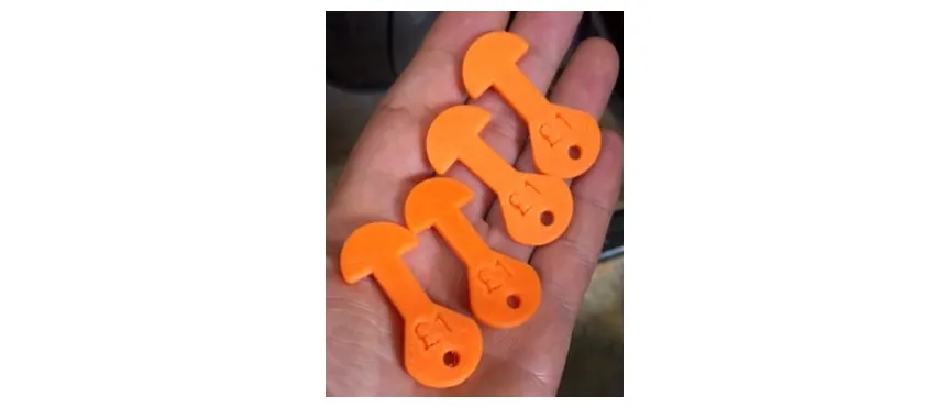 Token xe đẩy tháo rời cho siêu thị tại Anh - Image 1