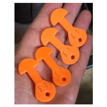Token xe đẩy tháo rời cho siêu thị tại Anh
