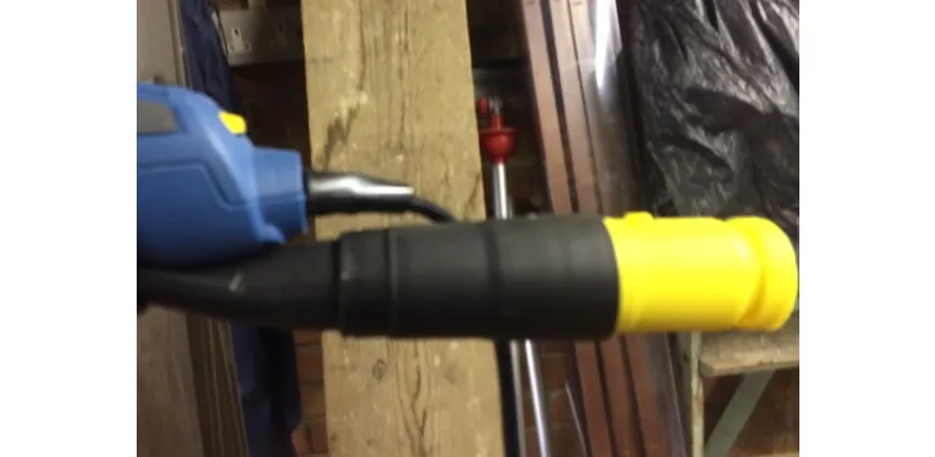 Kết nối sander 35mm với máy hút bụi Dyson - Image 1