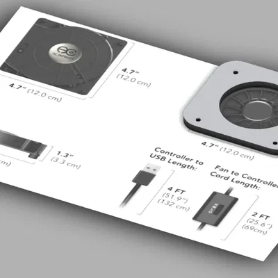 Bảng chuyển đổi cho quạt 120mm AZ Infinity