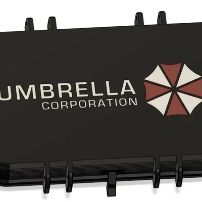 Hộp lưu trữ Bambu Labs với các nắp thương hiệu khác nhau