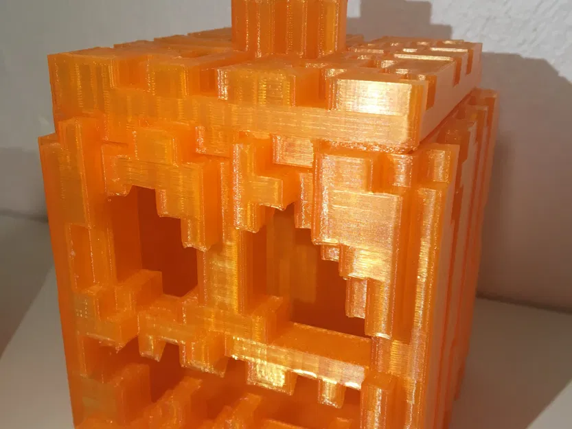 Đèn bí ngô trong Minecraft với thiết kế tối ưu cho in 3D - Image 1