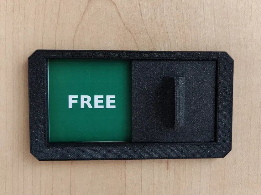 Biển chỉ dẫn cửa trượt đa năng (Chỉ báo Rảnh / Bận) - Image 2