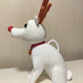 Rudolph chó tuyết mũi đỏ đồ trang trí Giáng sinh (làm lại với móc treo) - Thumbnail 3