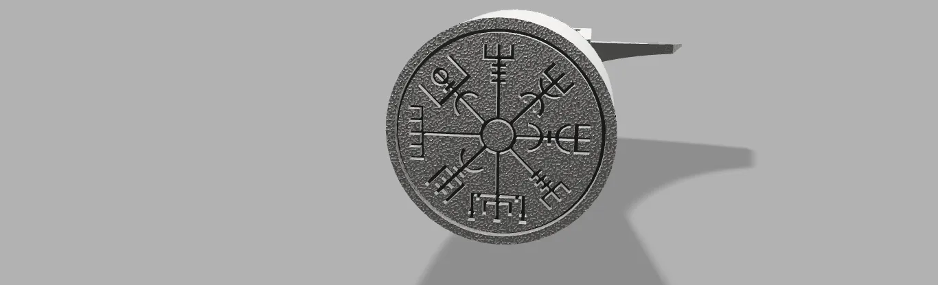 Rìu Viking với biểu tượng Vegvisir - Image 2