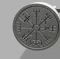 Rìu Viking với biểu tượng Vegvisir - Thumbnail 2