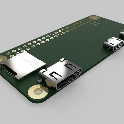 Mô hình Raspberry Pi Zero cho dự án điện tử