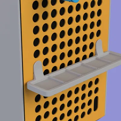 Giá đỡ Gridfinity 5x1 cho thùng máy Qube 500