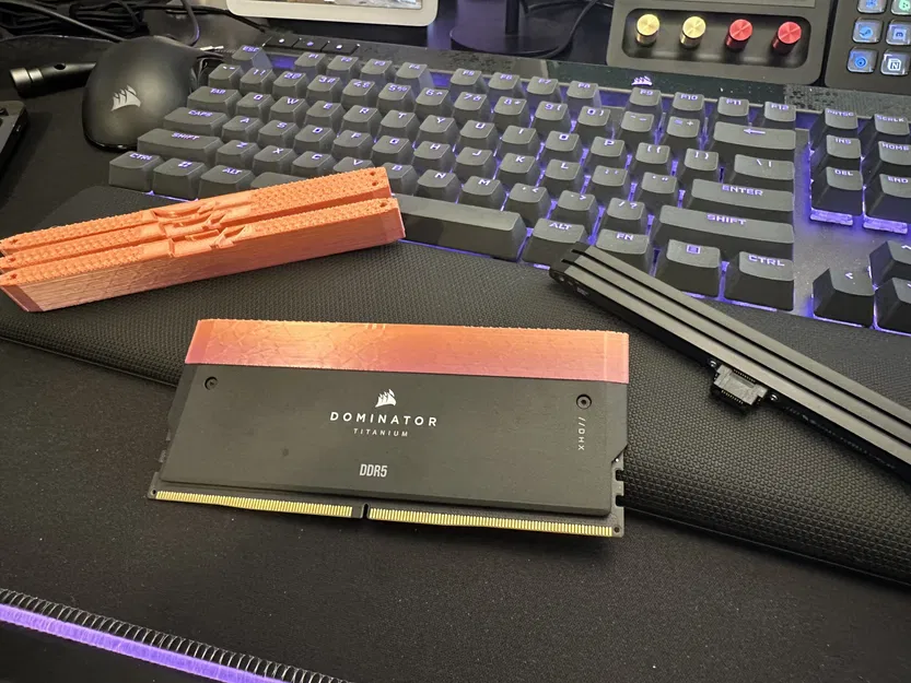 Nắp tùy chỉnh cho bộ nhớ Corsair Dominator Titanium - Image 1