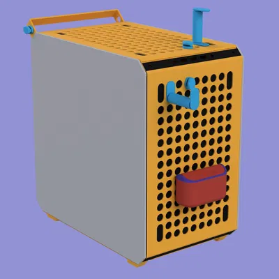 Thùng rác nhỏ Cooler Master Qube 500 cho bàn làm việc