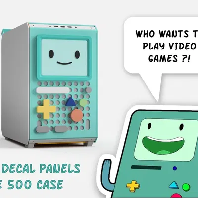 Bảng trang trí BMO cho thùng máy Qube 500