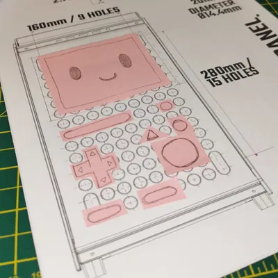 Bảng trang trí BMO cho thùng máy Qube 500