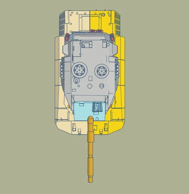 Xe tăng báo đốm với nòng súng di động và tính năng mở rộng - Image 5