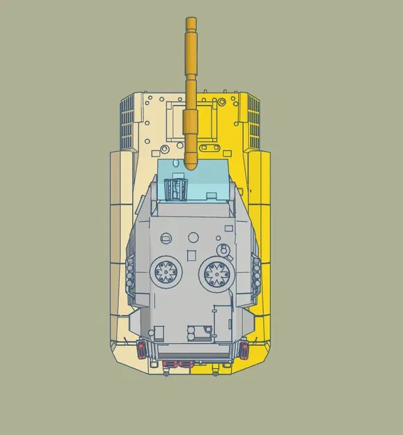 Xe tăng báo đốm với nòng súng di động và tính năng mở rộng - Image 6