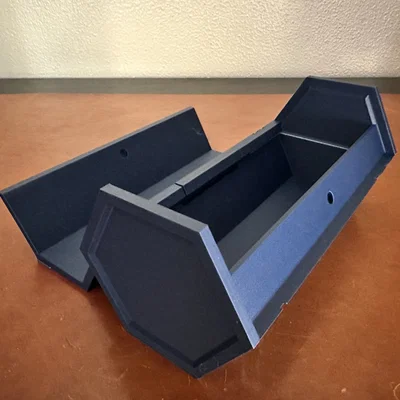 Hộp lưu trữ hình lục giác với họa tiết tia chớp