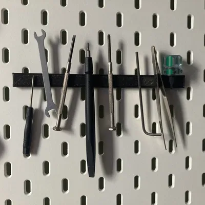 Dải từ tính gắn công cụ cho bảng treo ikea skadis