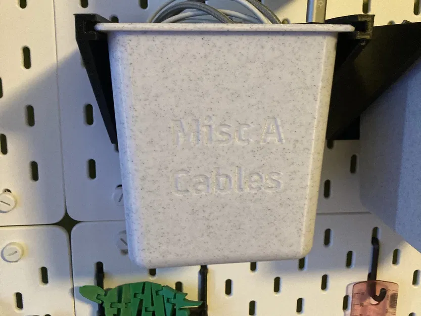 Hộp kéo và kệ đi kèm cho bảng ghim Ikea Skadis - Image 1