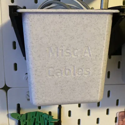 Hộp kéo và kệ đi kèm cho bảng ghim Ikea Skadis