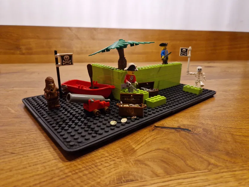 Bảng gạch cho thùng máy Cooler Master QUBE500 tương thích LEGO - Image 1