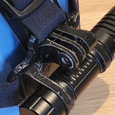 Giá đỡ mũ bảo hiểm kết hợp GoPro và đèn pin TH30 V2