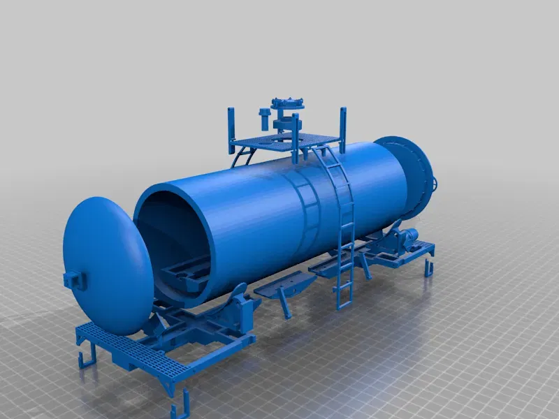 Xe bồn một khối cho đường ray vườn tỷ lệ 1:29 - Image 7