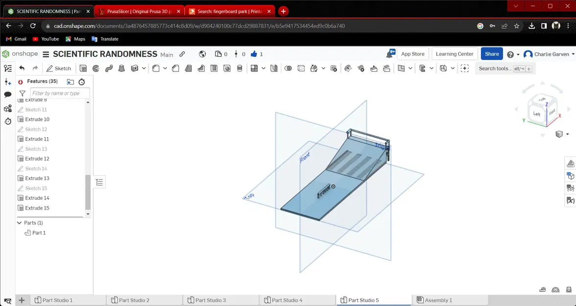 Cầu trượt ngón tay khổng lồ với thanh ray hỗ trợ - Image 1