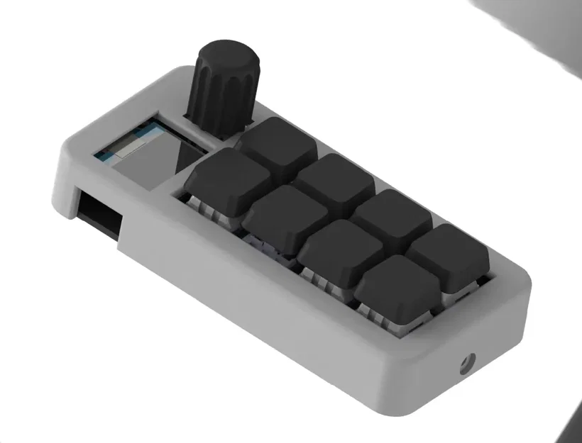 Bàn phím macro Arduino với núm xoay và màn hình OLED - Image 3