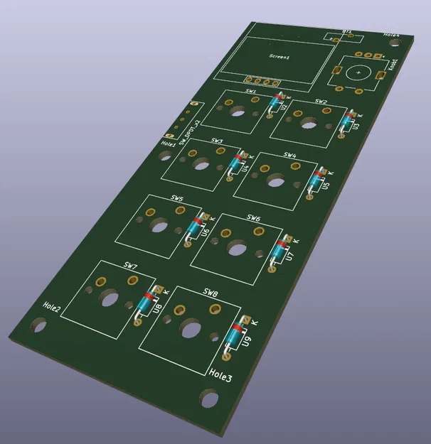 Bàn phím macro Arduino với núm xoay và màn hình OLED - Image 4
