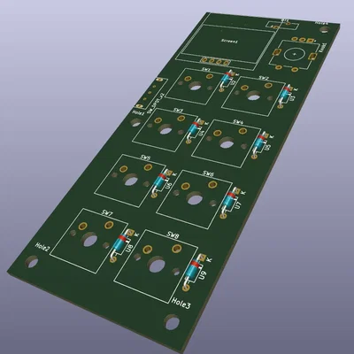 Bàn phím macro Arduino với núm xoay và màn hình OLED