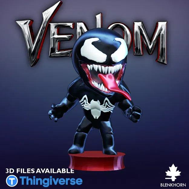 Venom chibi đáng yêu trong phong cách Marvel - Image 1