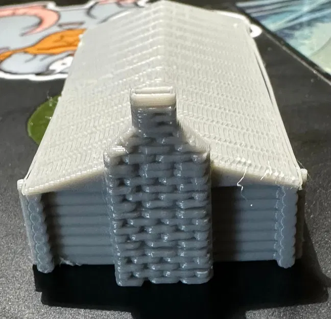 Cabin gỗ với ống khói tỉ lệ N - Image 1