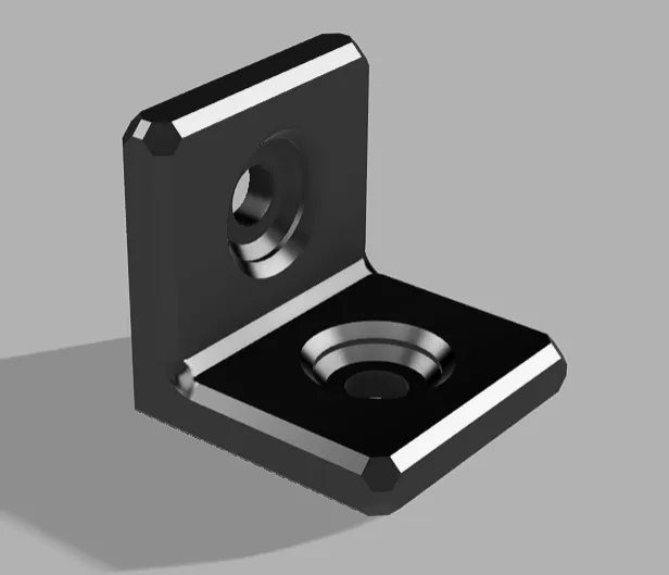 Giá đỡ góc đơn giản với kích thước chi tiết - Image 2