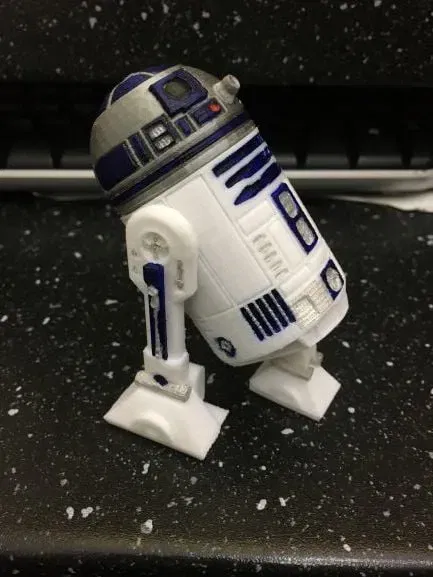 Mô hình R2-D2 có chân lên dây cót cho trò chơi ghép hình - Image 1