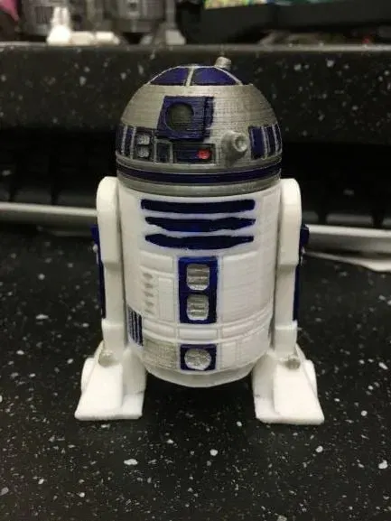 Mô hình R2-D2 có chân lên dây cót cho trò chơi ghép hình - Image 3