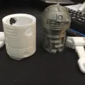 Mô hình R2-D2 có chân lên dây cót cho trò chơi ghép hình - Thumbnail 4