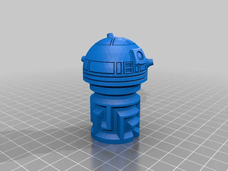 Mô hình R2-D2 có chân lên dây cót cho trò chơi ghép hình - Image 9