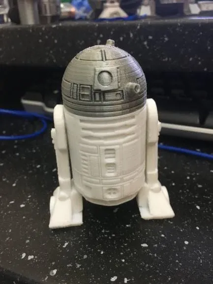 Mô hình R2-D2 có chân lên dây cót cho trò chơi ghép hình - Image 13