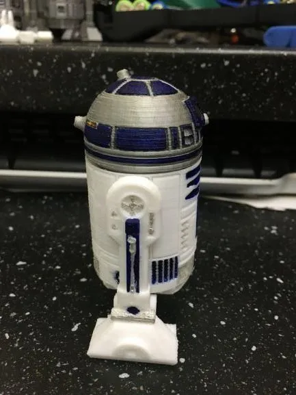 Mô hình R2-D2 có chân lên dây cót cho trò chơi ghép hình - Image 15