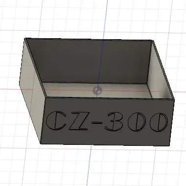 Hộp nhỏ Crazy3DPrint CZ-300 với hình mờ thương hiệu