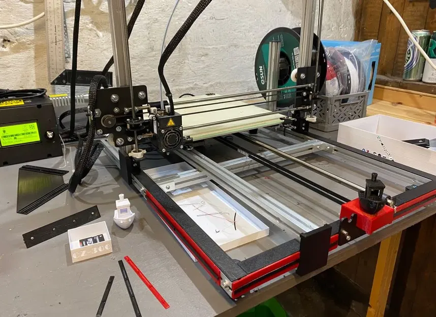 Giá đỡ che pully trục Y cho máy in Crazy3DPrint CZ-300 - Image 4