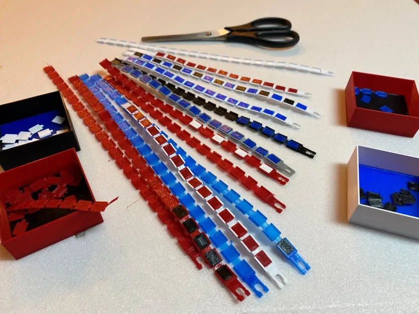 Vòng tay đa màu sắc với khóa cài - Image 5