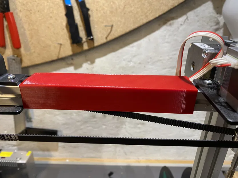 Bìa và ống dẫn cáp Crazy3DPrint CZ-300 cho ray trên - Image 1