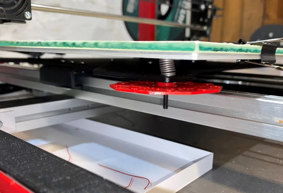 Bánh xe điều chỉnh độ cao giường in cho đai ốc 3mm Crazy3DPrin... - Image 1